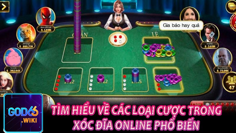 Tìm hiểu về các loại cược trong xóc đĩa online phổ biến 